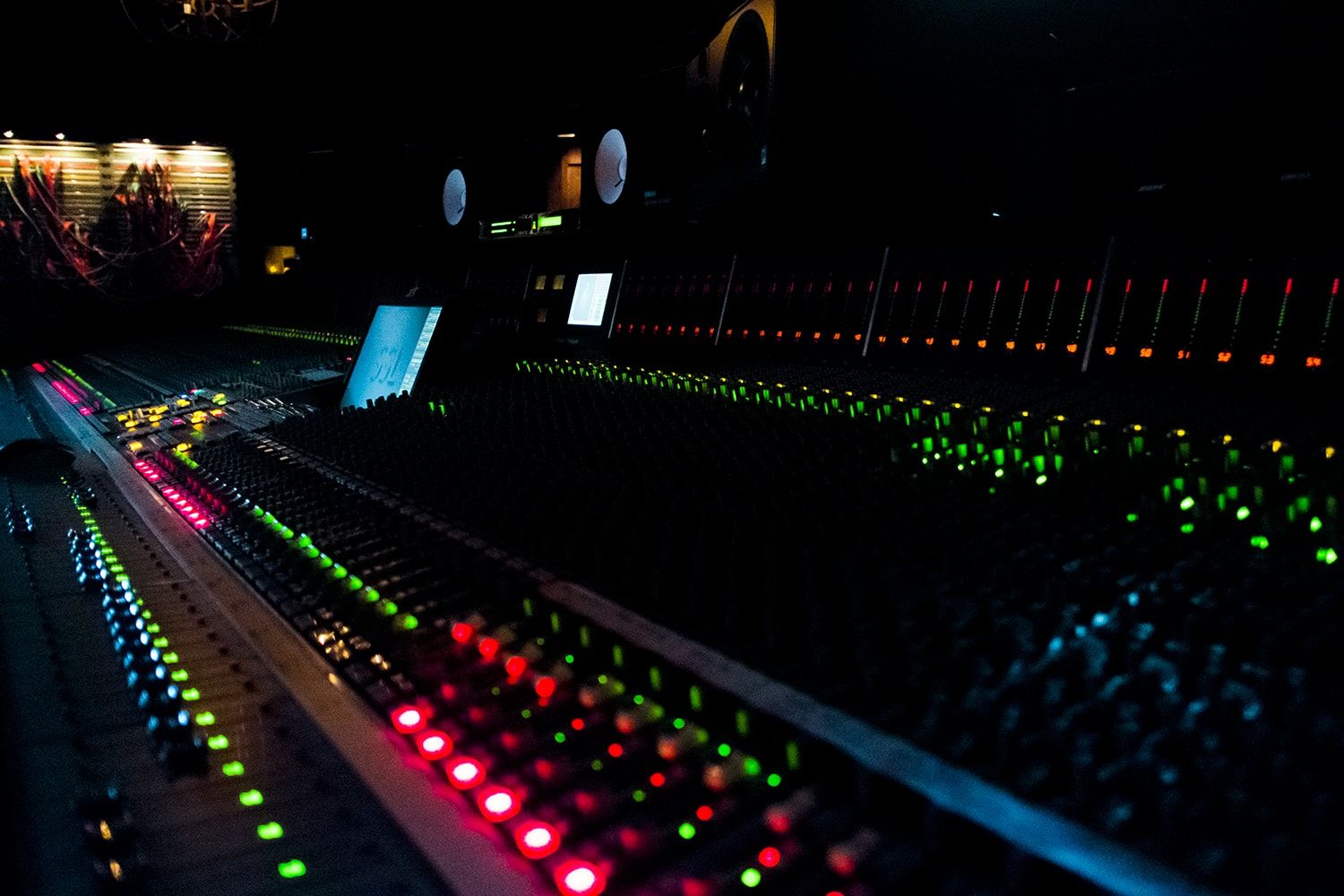 The console at Canton House Studios